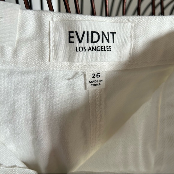 ⭐️ NWT EVIDNT x Anthropologie Mini Distressed Denim Skirt ⭐️ - Picture 9 of 10